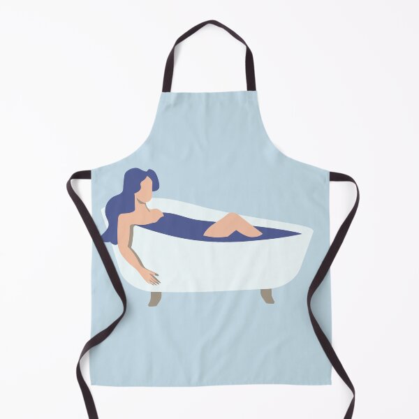 Item preview, Self care illustration with young woman in bathtub  designed and sold by CutieBlue.