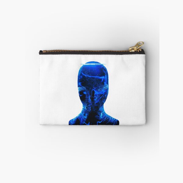 Item preview, Unusual Blue Neon Face, Futuristic style designed and sold by Dven-Clothes.