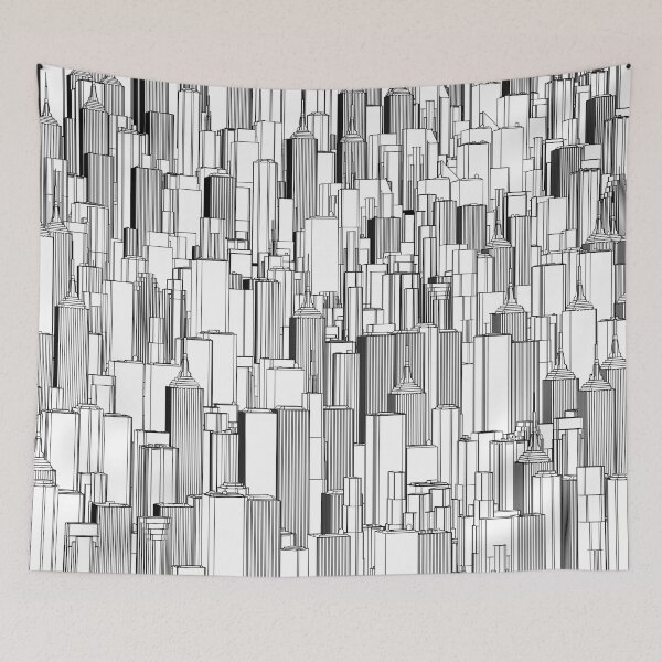 Item preview, Tall city B&W designed and sold by GrandeDuc.