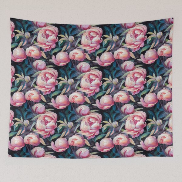 Item preview, patrón de repetición de flores designed and sold by Glenn Slingsby.