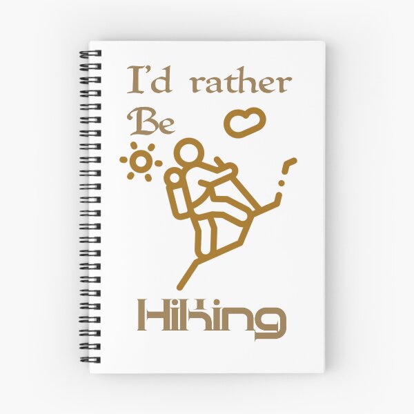 Item preview, Id rather be hiking, I would rather be hiking,,  designed and sold by Chakilogy.