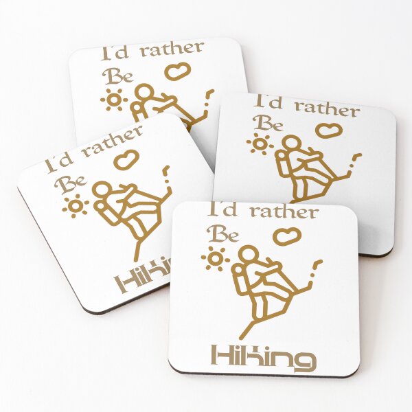 Item preview, Id rather be hiking, I would rather be hiking,,  designed and sold by Chakilogy.