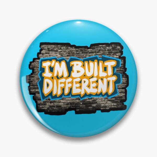 Item preview, I’m built different |  Graffiti Typography, design designed and sold by Giovanni-c.