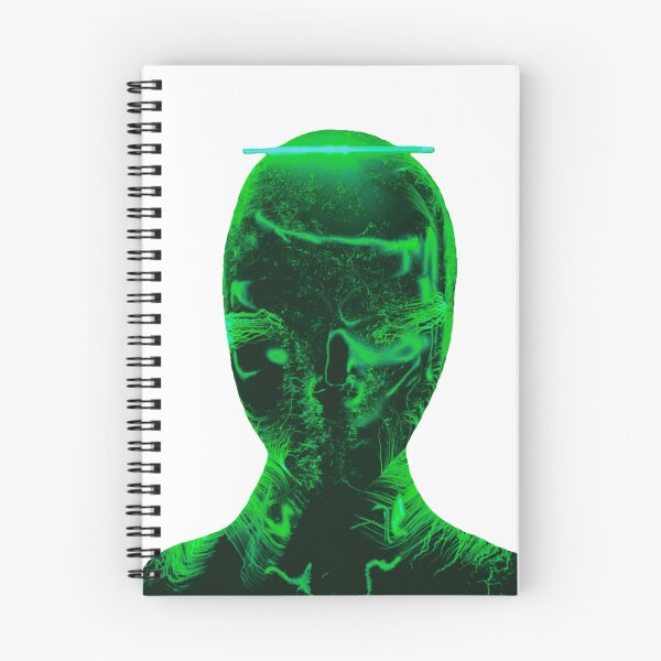 Item preview, Unusual Green Neon Face, Futuristic style designed and sold by Dven-Clothes.