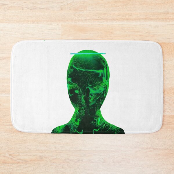 Item preview, Unusual Green Neon Face, Futuristic style designed and sold by Dven-Clothes.