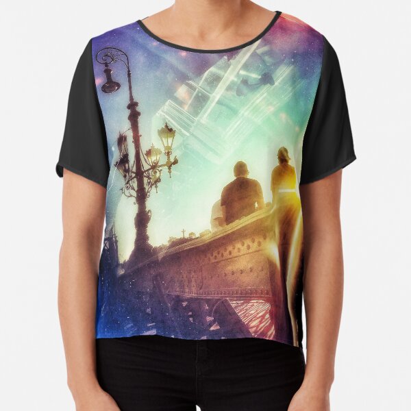 Wake Up Positive Today. Join the Happiness Movement Chiffon Top