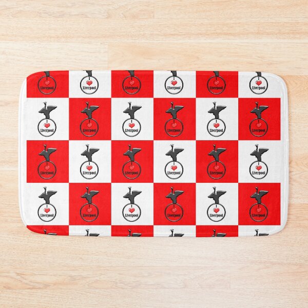 Item preview, Red and White I Love Liverpool checkerboard design designed and sold by Paul Madden.
