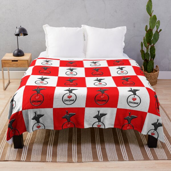 Item preview, Red and White I Love Liverpool checkerboard design designed and sold by Paul Madden.