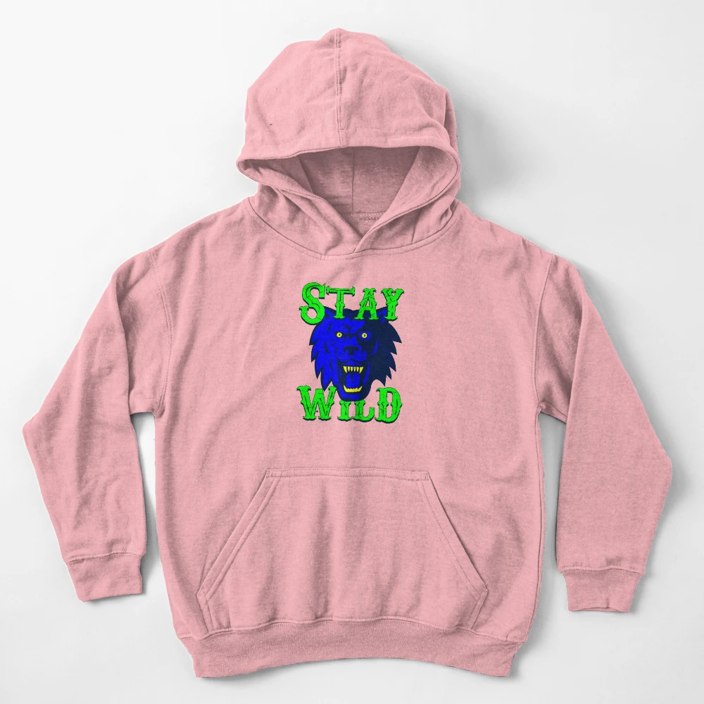 Stay Wild Club Ben Azelart Merch - angry wolf - energetic navy