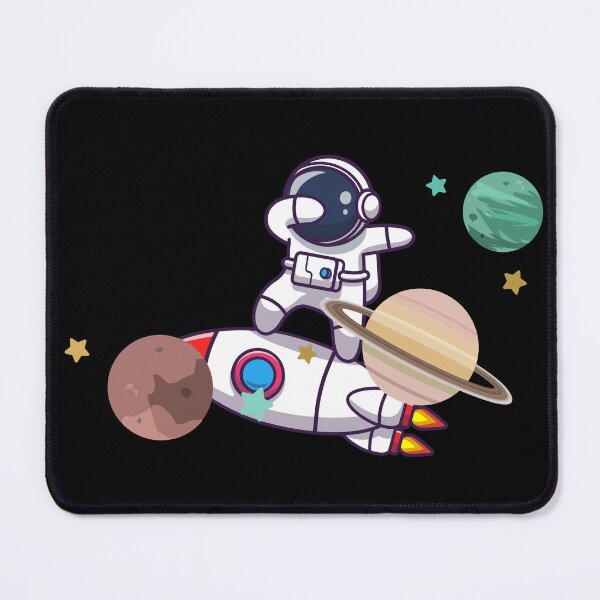 Item preview, astronaut dabbing on rocket icon illustration spaceman masco designed and sold by Pikasso 1.