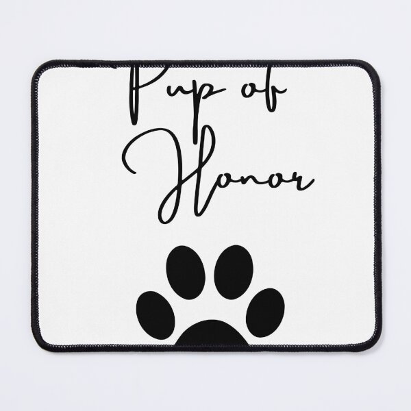 Item preview, Pup of Honor Bandana for wedding Dog designed and sold by Gamicnum.