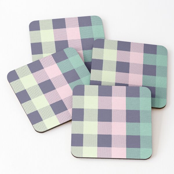 Item preview, Green Starry Gingham Check designed and sold by KotaMikota.
