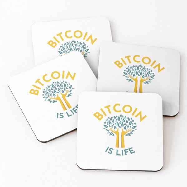 Item preview, Bitcoin is Life  designed and sold by CryptoBeings.