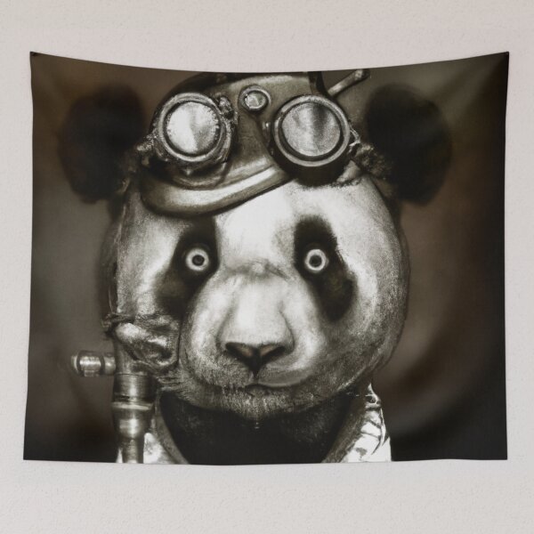 Item preview, Steampunk Panda II designed and sold by SteamedpunkVegg.