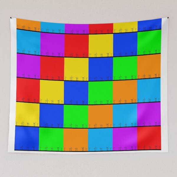 Item preview, Windfarm from Crosby Beach Patchwork Design designed and sold by Paul Madden.