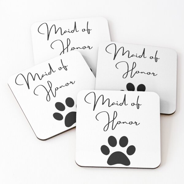Item preview, Maid of Honor Bandana for wedding Dog designed and sold by Gamicnum.