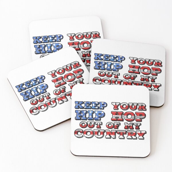 Item preview, Keep Your Hip Hop Out of My Country music art design designed and sold by Don't Rap The Jukebox.