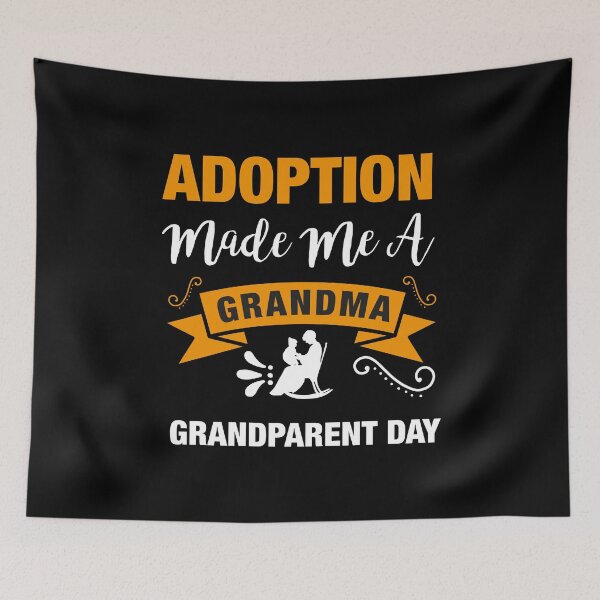 Item preview, Adoption Made Me A Grandma Grandparent Day designed and sold by LounisArt.