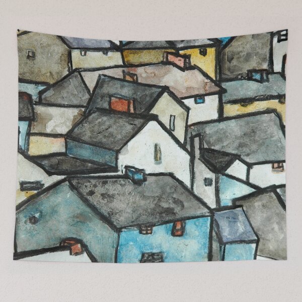 Item preview, City landscape by egone shiele designed and sold by Golido.