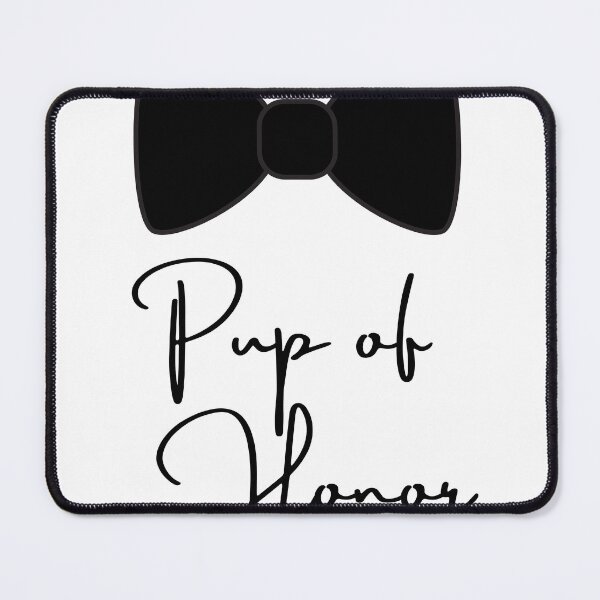 Item preview, Pup of Honor Bandana for wedding Dog designed and sold by Gamicnum.