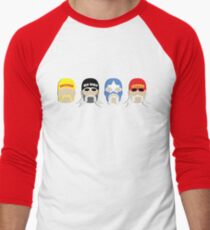 Four Stages of BrotherMania! Men's Baseball ¾ T-Shirt
