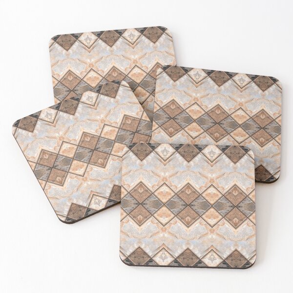 Item preview, abstract geometric decorative brown pattern designed and sold by ErhanArt.