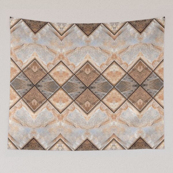 Item preview, abstract geometric decorative brown pattern designed and sold by ErhanArt.