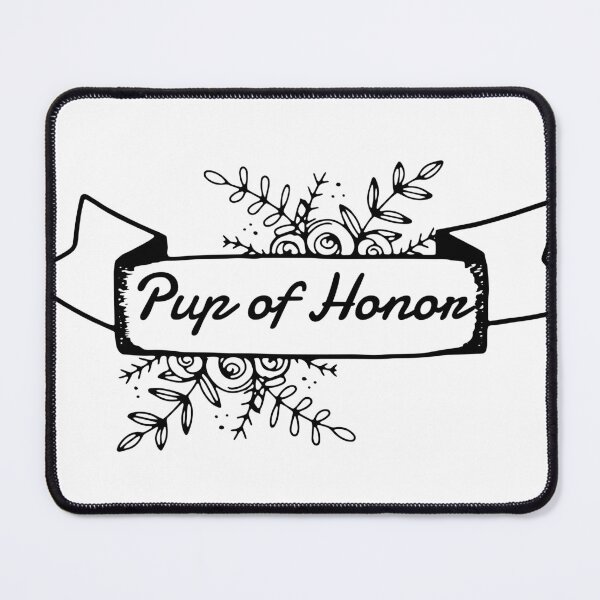 Item preview, Pup of Honor Bandana for wedding Bandana designed and sold by Gamicnum.