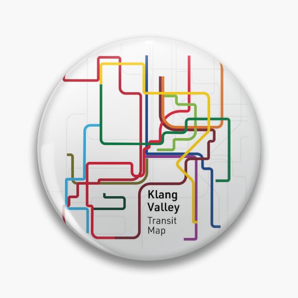 Item preview, Klang Valley Transit Map designed and sold by j0sh.