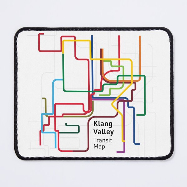 Item preview, Klang Valley Transit Map designed and sold by j0sh.