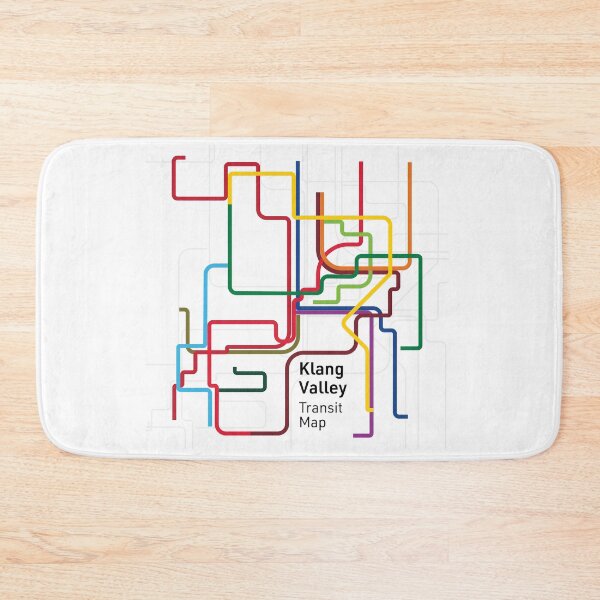 Item preview, Klang Valley Transit Map designed and sold by j0sh.