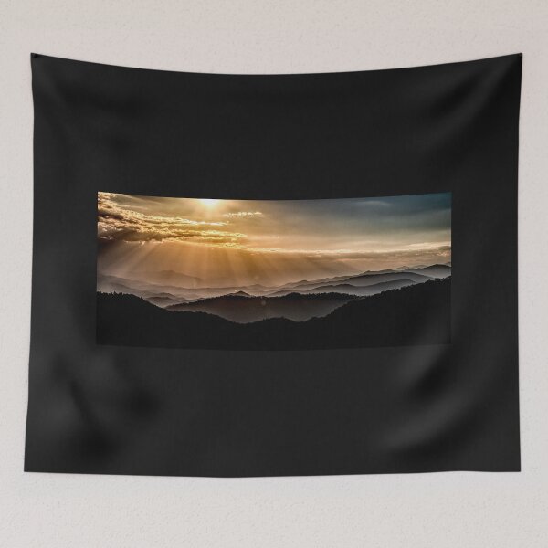 Item preview, Smoky Mountains Ocean of Light designed and sold by nbrandsberg.