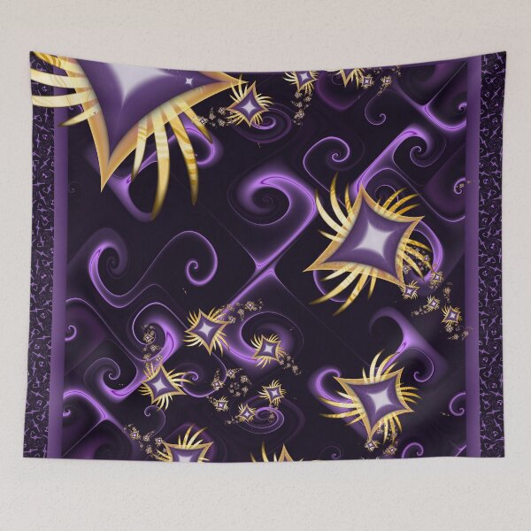 Item preview, Purple Candy Gems In Gold designed and sold by KirstenStar.
