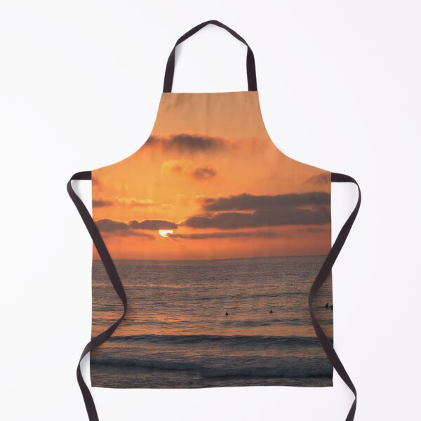Item preview, Surfer silhouettes in the ocean at sunset designed and sold by homydesign.