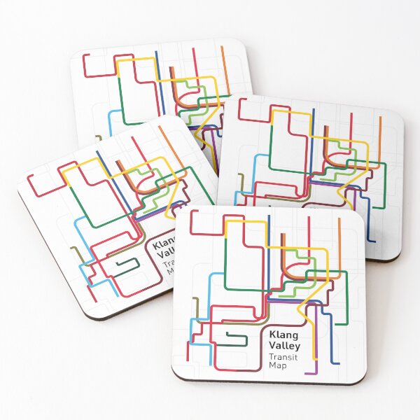 Item preview, Klang Valley Transit Map designed and sold by j0sh.