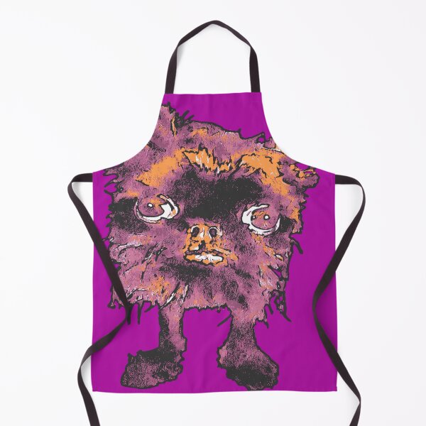 Item preview,  Friendly Halloween Hairball Monster In Pumpkin And Purple designed and sold by taiche.