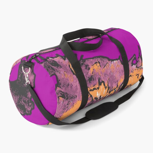 Item preview, Friendly Halloween Hairball Monster In Pumpkin And Purple designed and sold by taiche.