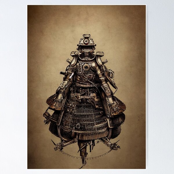 Item preview, STEAMPUNK SAMURAI designed and sold by Neo-Pictor.