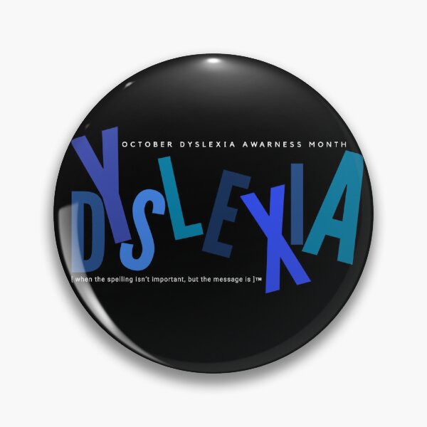 Item preview, Dyslexia, October dyslexia awareness month designed and sold by Lillieoandco.
