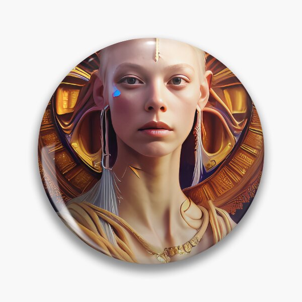 Artikelvorschau, Schöne blonde spielende Göttin mit ägyptischen Ornamenten entworfen und verkauft von ruidaniel.