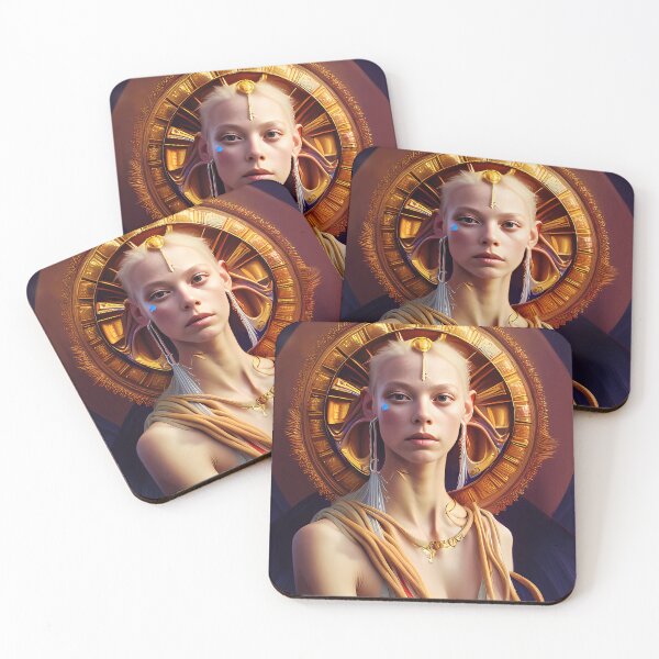Item preview, Beautiful Blonde Playing Goddess With Egyptian Ornaments designed and sold by ruidaniel.