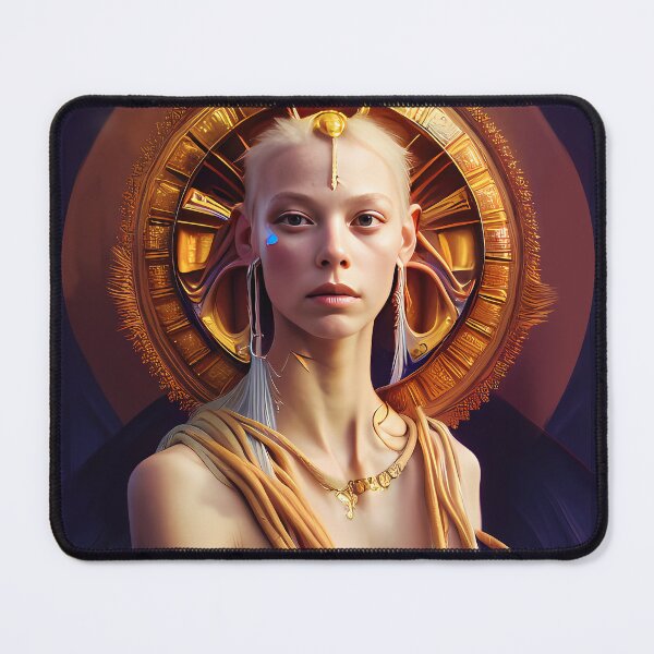 Item preview, Beautiful Blonde Playing Goddess With Egyptian Ornaments designed and sold by ruidaniel.