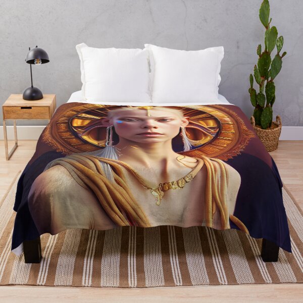 Item preview, Beautiful Blonde Playing Goddess With Egyptian Ornaments designed and sold by ruidaniel.