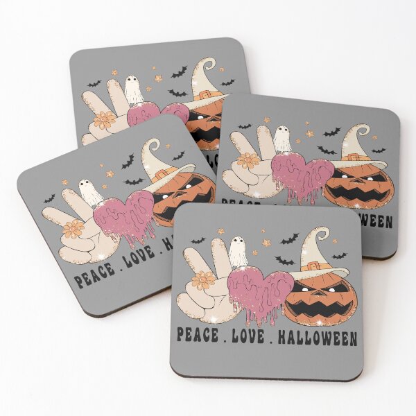 Item preview, peace love halloween,Vintage Pumpkin,wine,Costume Idea,Diy,Last Minute,Florence Pugh,Halloween Costume 2022,Esther,Halloween Ends,Invitation,Orphan,Scarry,coffee designed and sold by NAZIMNADIR.