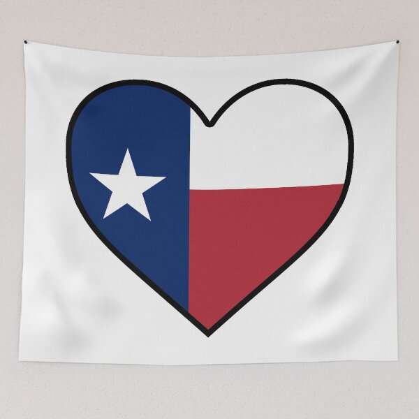 Item preview, Texas Flag Heart designed and sold by lukassfr.
