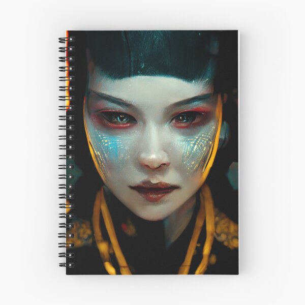 Item preview, Cyberpunk Girl Portrait designed and sold by UnchartedArt.