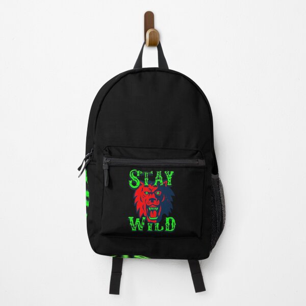 Item preview, Stay Wild Club Ben Azelart Merch - angry wolf - energetic red color designed and sold by ALLURE-minimal.