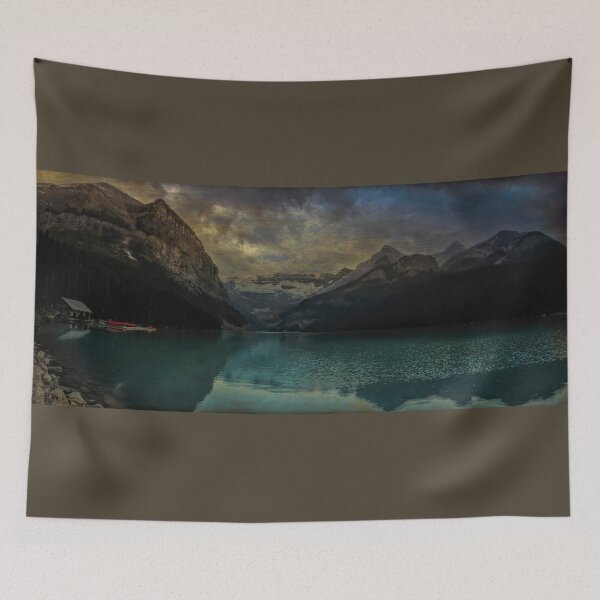 Item preview, Lake Louise Canoe Mountain Reflections designed and sold by nbrandsberg.