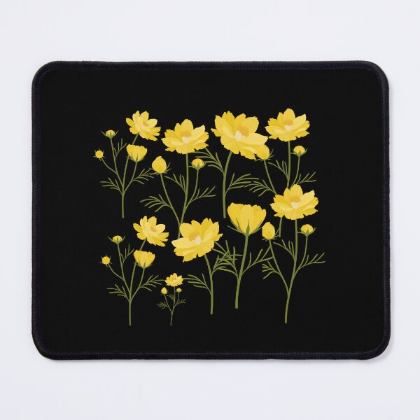 Item preview, Yellow Cosmos Flowers designed and sold by The Love Quill.