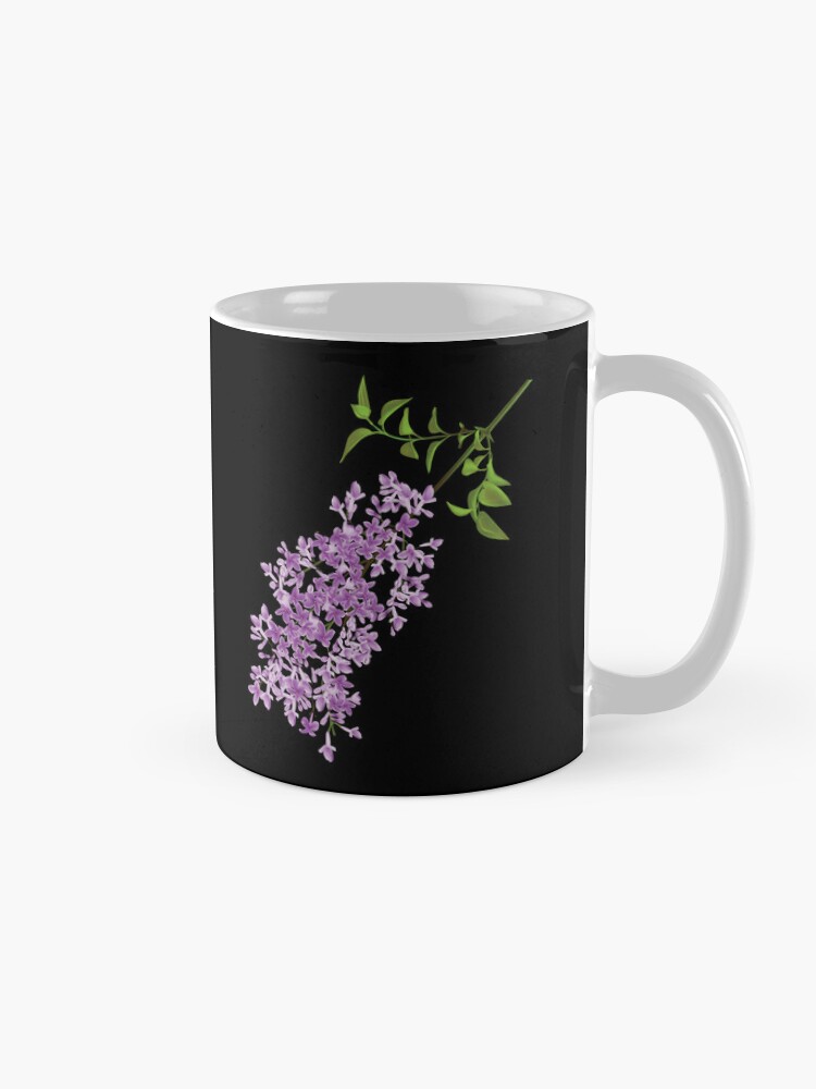 Discover Copy of Inverted Lilac Branch - Romanticism Flower Gift Coffee Mug